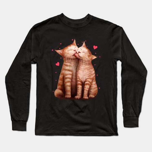 Lovely kittens Long Sleeve T-Shirt by kodamorkovkart